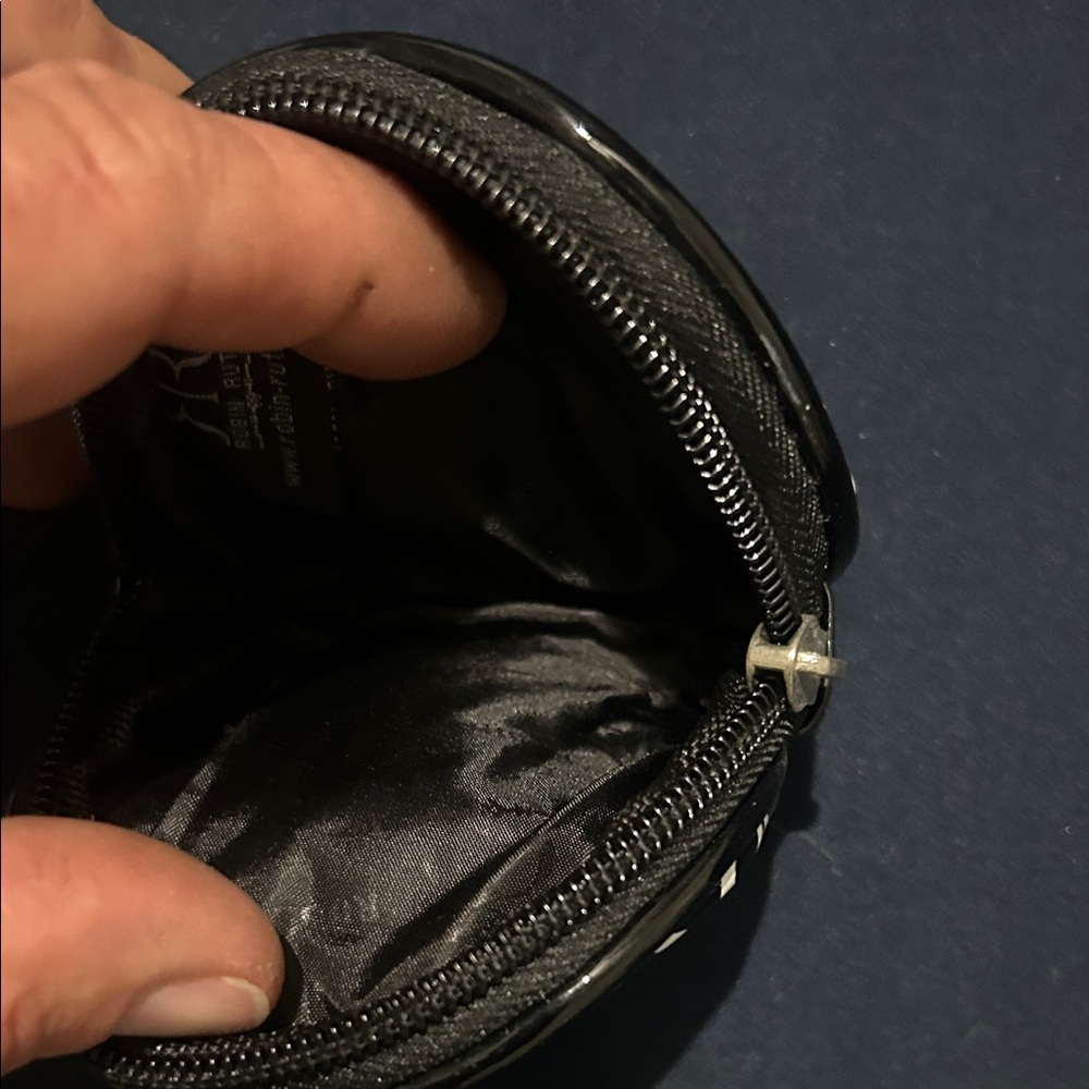 Robin Ruth Black Coin Purse - Picture 2 of 3